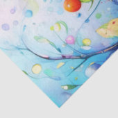 Frühlingsflorale Tissue Paper Seidenpapier (Ausschnitt)