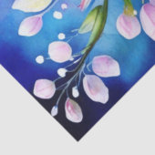 Frühlingsflorale Tissue Paper Seidenpapier (Ausschnitt)