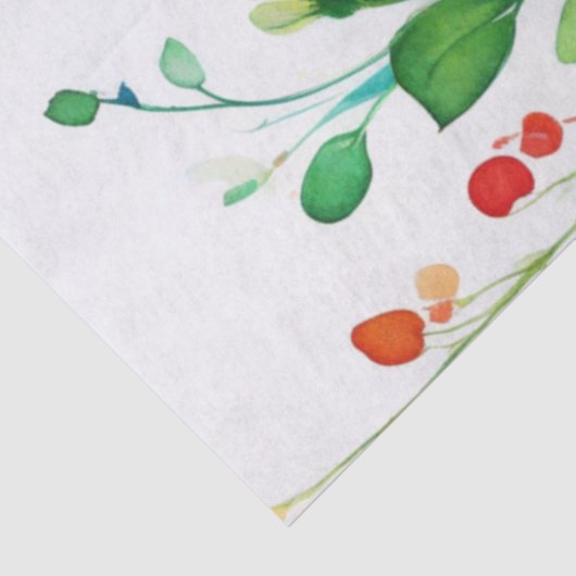 Frühlingsflorale Tissue Paper Seidenpapier (Ausschnitt)