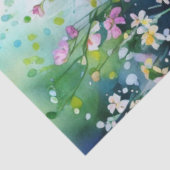 Frühlingsflorale Tissue Paper Seidenpapier (Ausschnitt)