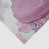 Frühlingsflorale Tulip und Hydrangea-Blume Seidenpapier (Ausschnitt)