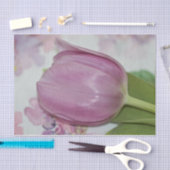 Frühlingsflorale Tulip und Hydrangea-Blume Seidenpapier (Handwerk)