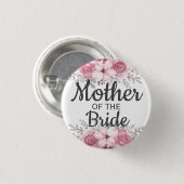 Frühlingsfloralmutter des Brautknopfes Button (Vorne & Hinten)