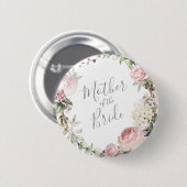 Frühlingsfloralmutter des Bride Button (Vorne & Hinten)