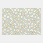 Frühlingsflorendrüdel und Tulip Muster Geschenkpapier Set (Vorderseite 2)