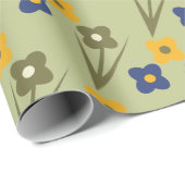 Frühlingsflorengarten Hintergrund Wrapping Geschenkpapier (Rolleneckpunkt)