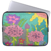 Frühlingsflorengarten Laptopschutzhülle (Vorderseite)