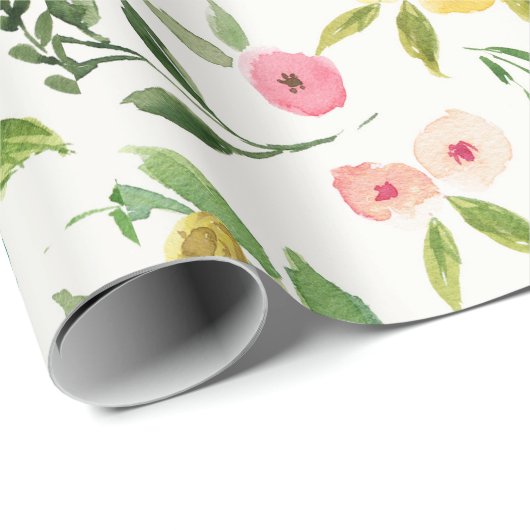 Frühlingsflorentapier Geschenkpapier (Rolleneckpunkt)