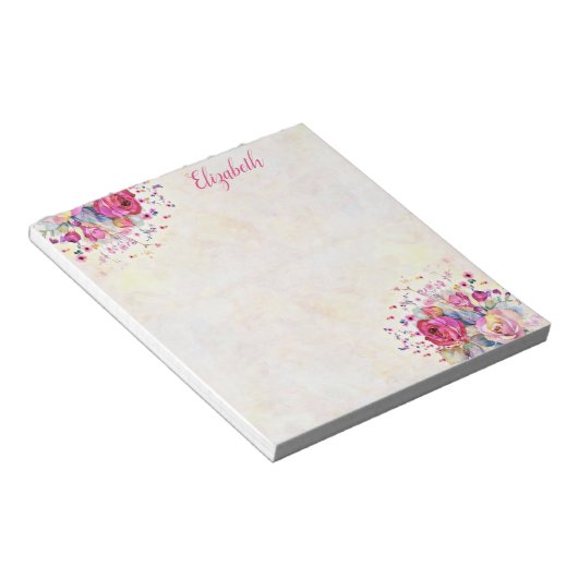 Frühlingsflorentelefon Notizblock (angewinkelt)