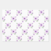 Frühlingsflorentopapier - elegant geschenkpapier set (Vorderseite 2)