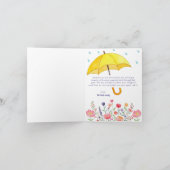 Frühlingsflorentücher Dusche Danke Auto (Innenseite)