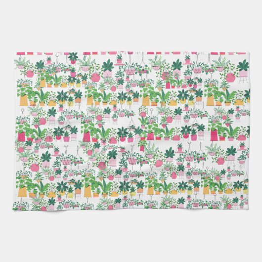 Frühlingsflorentücher Geschirrtuch (Horizontal)