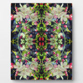 Frühlingsflöße Crabappelblüten hinzufügen Ihr Foto Fotoplatte (Vorderseite)