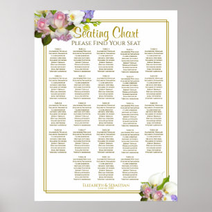 Frühlingsflur 23 Tabelle Hochzeitssatellite Poster
