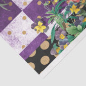 Frühlingsflüsterlinge Karos Blumenzwiebelpapier Seidenpapier (Ausschnitt)