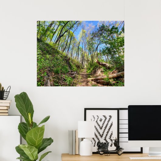 Frühlingsfoto Poster (Heimbüro)