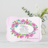 Frühlingsfreude Einladung (Stehend Vorderseite)