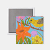 Frühlingsfreuden Magnet (Vorderseite/Rückseite)