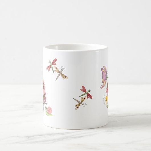Frühlingsfreunde Kaffeetasse (Mittel)
