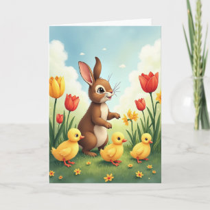 Frühlingsfreunde Szene Karte
