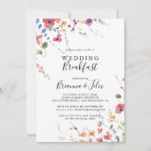 Frühlingsfrühstück in klassischer Farbe Einladung (Vorderseite)