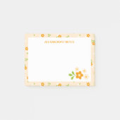 Frühlingsgänseblümchen Blumensträuße Personalisier Post-it Klebezettel (Vorderseite)