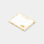 Frühlingsgänseblümchen Blumensträuße Personalisier Post-it Klebezettel (angewinkelt)