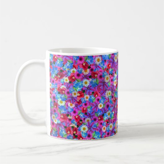 Frühlingsgänseblümchen-Kaffeetasse Kaffeetasse (Links)