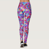 Frühlingsgänseblümchen-Leggings Leggings (Rückseite)