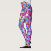 Frühlingsgänseblümchen-Leggings Leggings (Links)