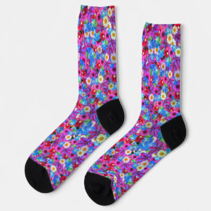 Frühlingsgänseblümchen Socken