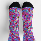 Frühlingsgänseblümchen Socken (Oben)