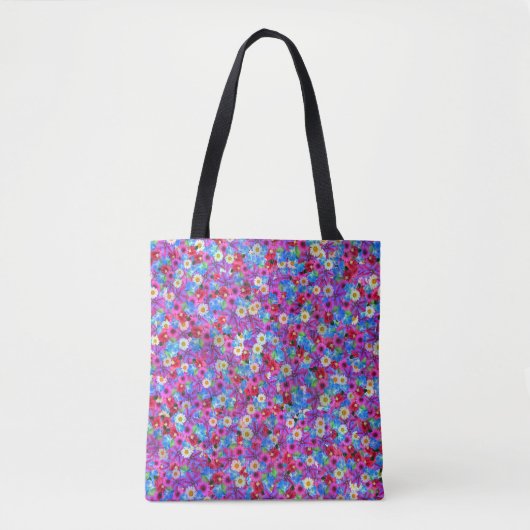 Frühlingsgänseblümchen-Tragetasche Tasche (Vorderseite)