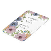 Frühlingsgarten-Aquarell Magnet (Linke Seite)