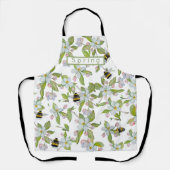 Frühlingsgarten blüht und Hummeln Schürze (Vorderseite)