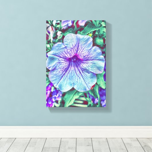 Frühlingsgarten Blume Leinwanddruck (Insitu (Holzboden))