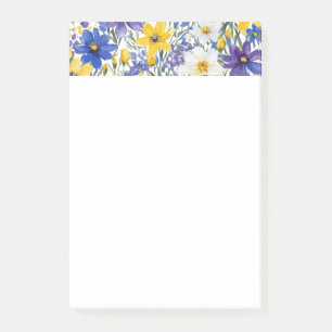 Frühlingsgarten Blumen Elegant Hübsche Florale Post-it Klebezettel