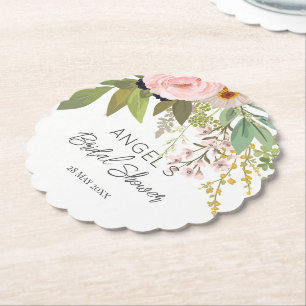 Frühlingsgarten Blumenstrauß Brautparty  Untersetzer