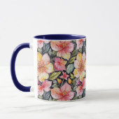Frühlingsgarten - Florales Muster 1 - Kaffeetasse (Links)