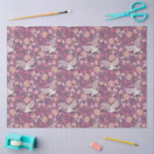 Frühlingsgarten Muttertag Asiatischer Kran Chinesi Seidenpapier (Basteln)