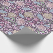 Frühlingsgarten Muttertag Chrysanthemum Mum Japan Geschenkpapier (Ecke)