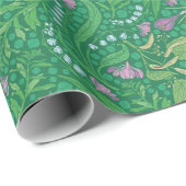 Frühlingsgarten Muttertag Lilly of the Valley Geschenkpapier (Rolleneckpunkt)