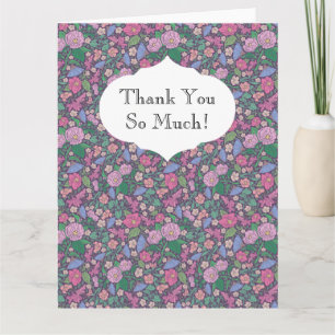 Frühlingsgarten Muttertags Mohn Japanische Fächer Karte