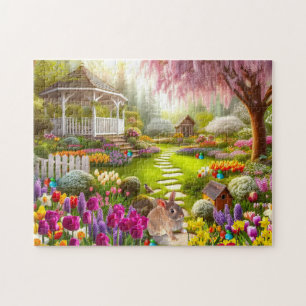 Frühlingsgarten / Ostergärten Puzzle