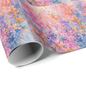 Frühlingsgarten-Symphonie Geschenkpapier (Rolleneckpunkt)