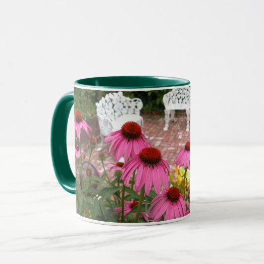 Frühlingsgarten Tasse (Vorderseite Links)