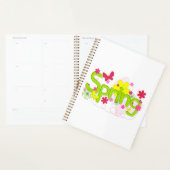 Frühlingsgarten-Typografie Blumen Schmetterlinge Planer (Anzeige)