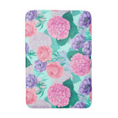 Frühlingsgarten Wasserfarbe 2 Badematte (Vorderseite Vertikal)