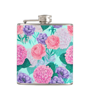 Frühlingsgarten Wasserfarbe 2 Flachmann