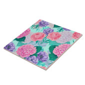 Frühlingsgarten Wasserfarbe 2 Fliese (Seite)